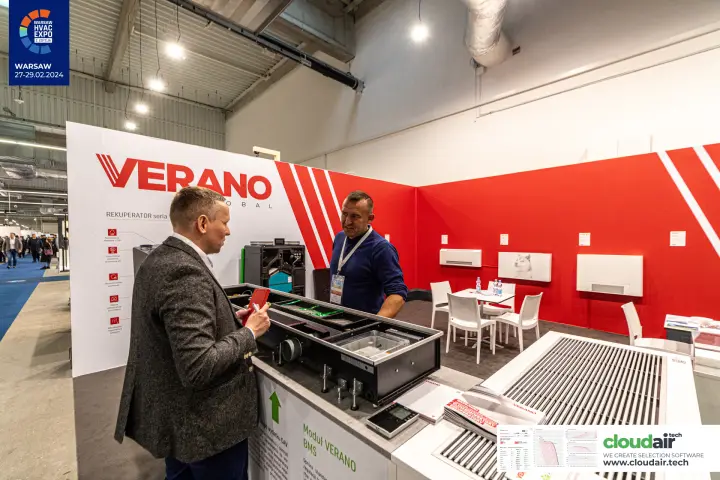 Verano trench convector and BMS module on the stand counter