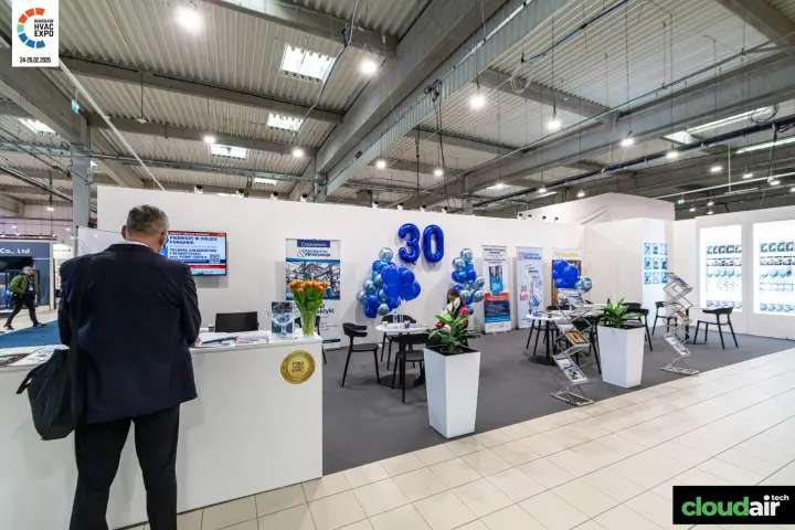 Chłodnictwo & Klimatyzacja magazine stand celebrating 30 years