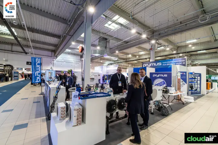 Prymus stand with condensing units, coils and refrigeration tools