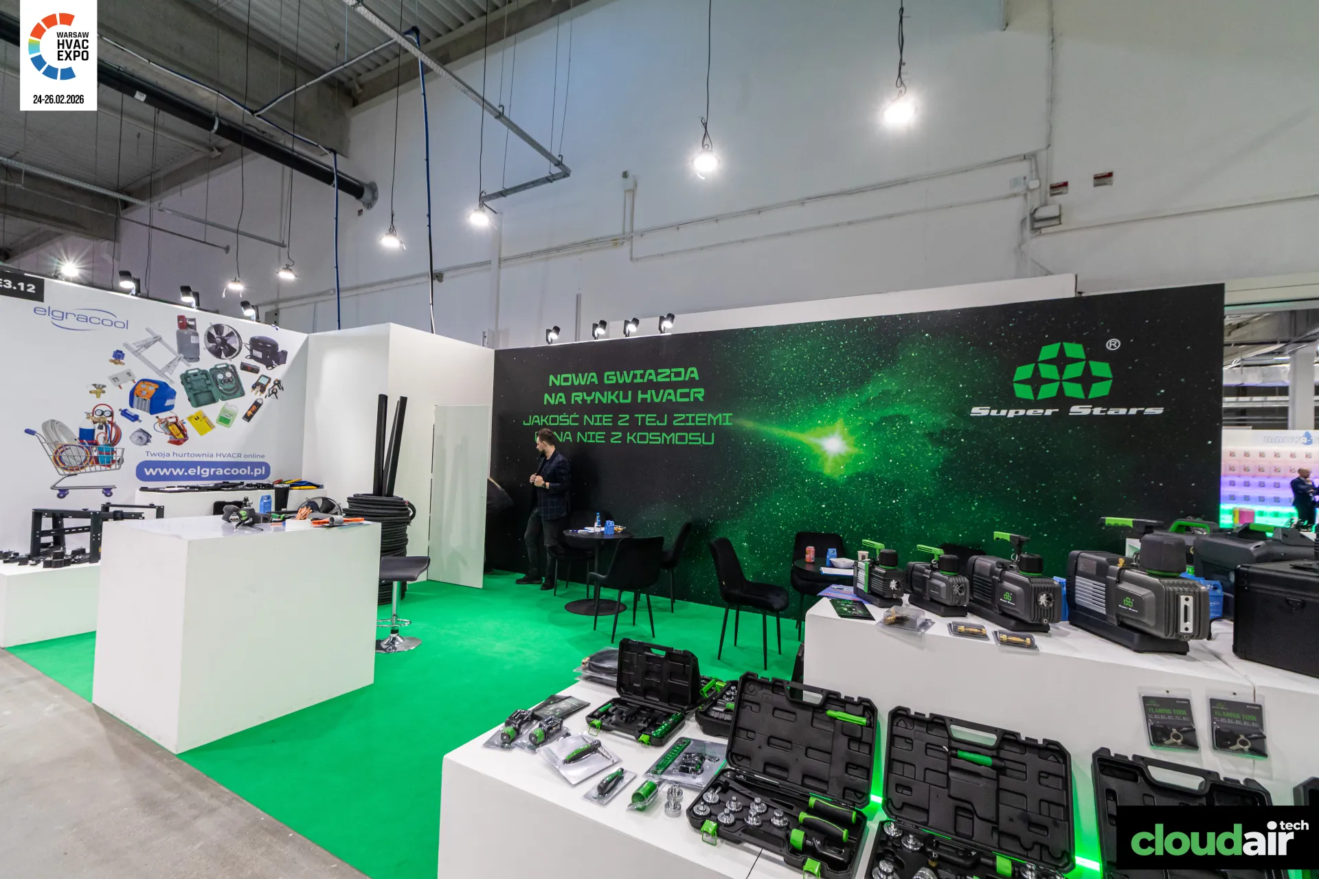 Super Stars HVACR tools: vacuum pumps and flaring kits at Warsaw HVAC Expo 2026
