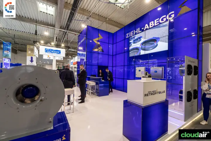 Ziehl-Abegg RetrofitBlue demo box and ZApilot XL fan cabinet